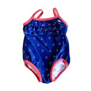 Carter's Navy Anchor One Piece Swimsuit